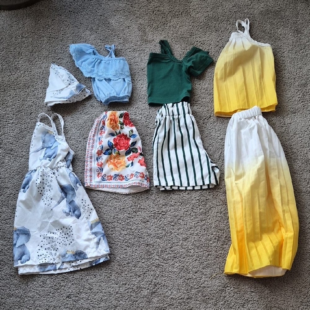 Colorful Kids' Summer Dress Set Bundle